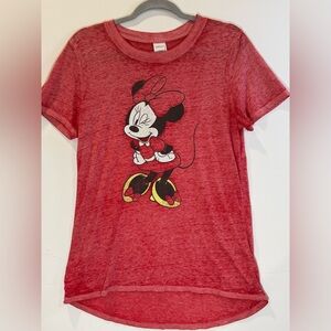 Disney Minnie Distressed Style Shirt L